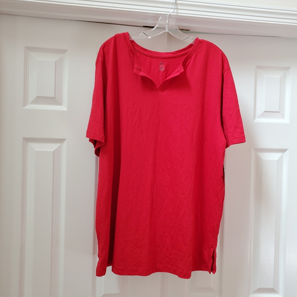Bobbie Brooks Red Top NEW 2X